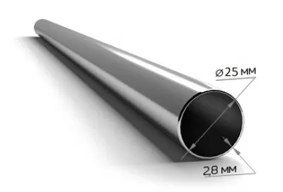 Труба электросварная 25х2,8 мм