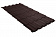 Металлочерепица KRONA 1210/1150 0.45 мм, RAL-8017, шоколадно-коричневый
