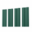 Евроштакетник М-образный 0.5 Pural RAL 6005, зеленый мох